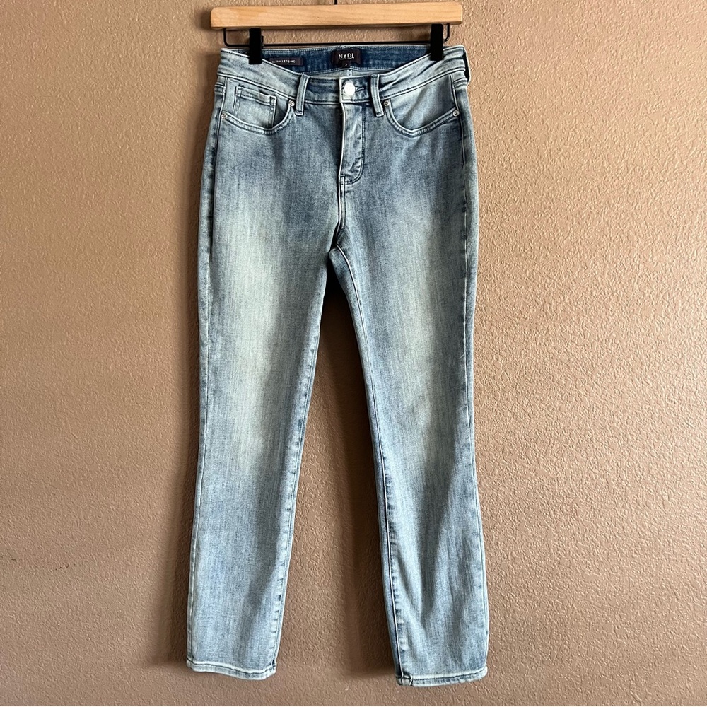 NYDJ Alina Mid-Rise Legging Jeans Size 2